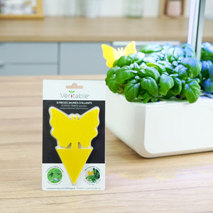 8 yellow butterfly sticky traps against insects