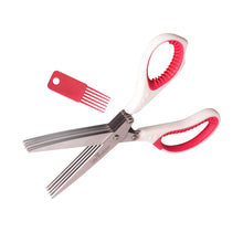 Load image into Gallery viewer, Véritable® 5 Blade Scissors with Comb
